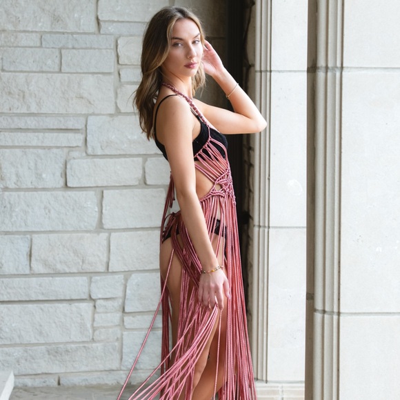 Handmade Macramé Rope Dress Festival - Picture 4 of 14